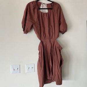 Abercrombie and Fitch High Neck Open Back Dress